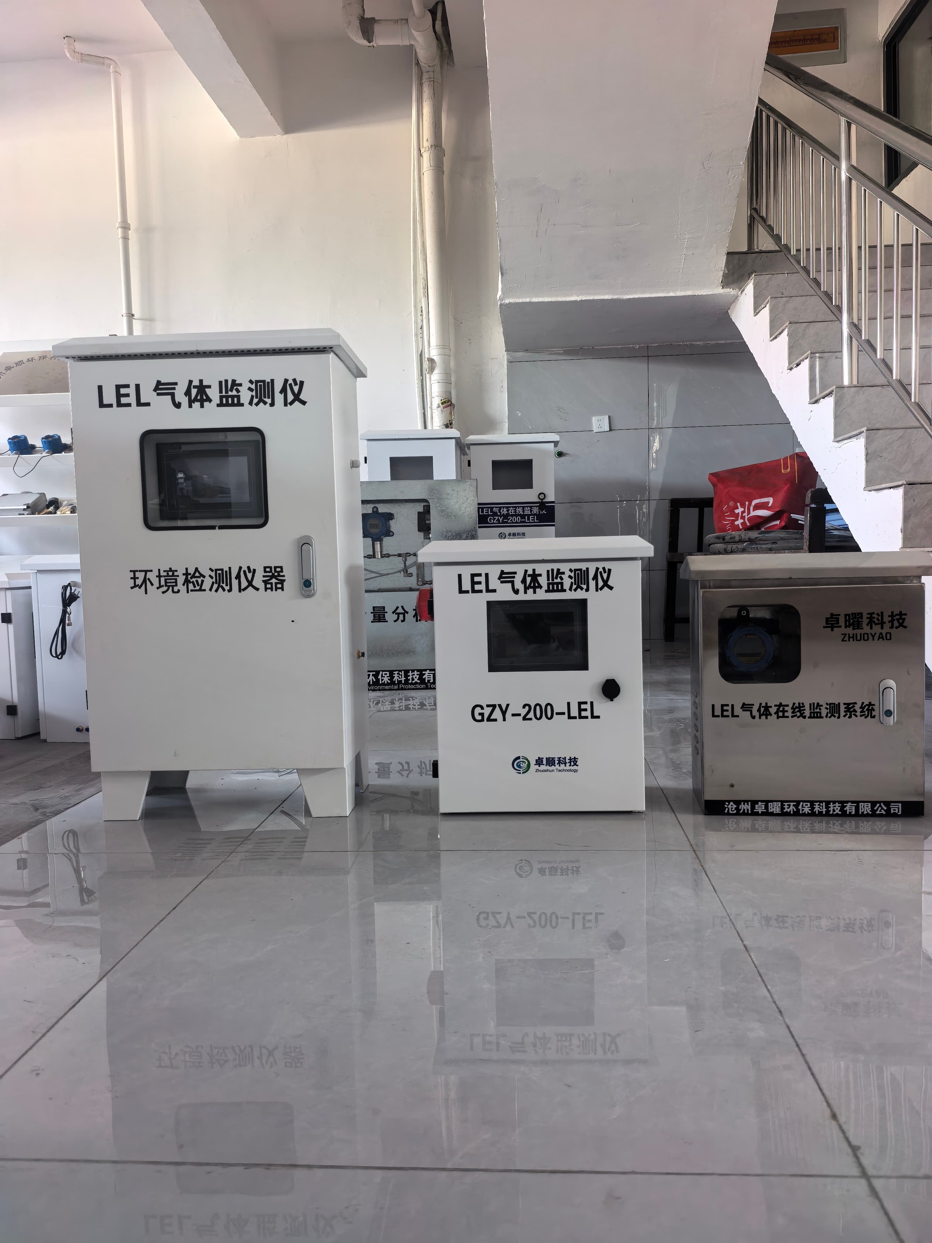 三款LEL设备侧面展示